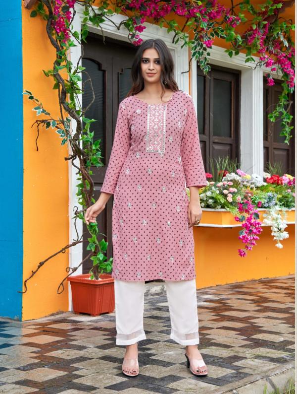 Tips And Tops Satrangi Vol 3 Rayon Fancy Kurti With Bottom Collection